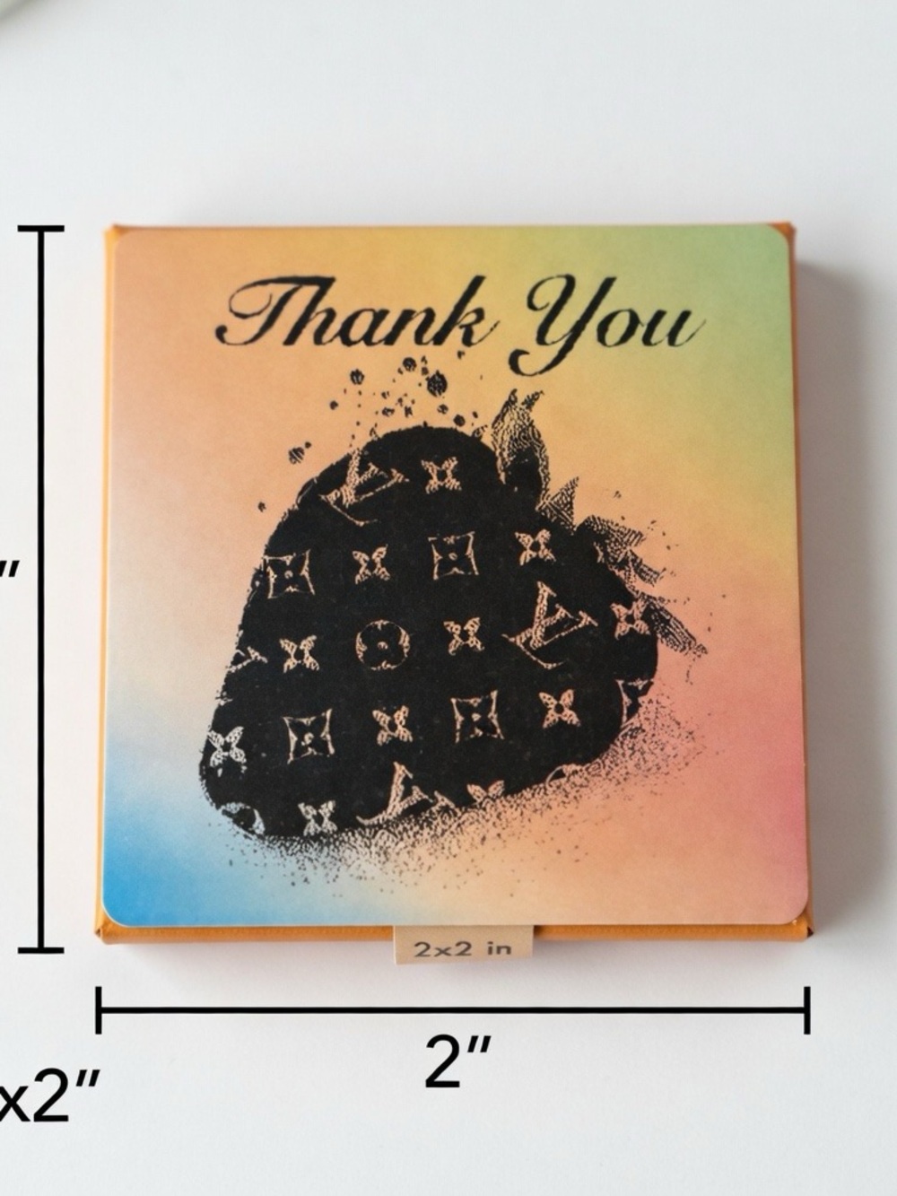 Thank You Strawberry Stickers 100ct. - Picture 4 of 4
